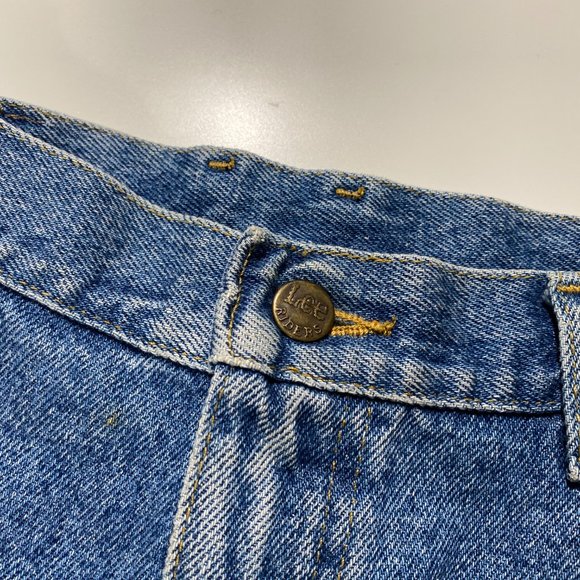 Vintage 80s Union Made Lee Riders 22 Relaxed fit jeans womens size 31x27 - Picture 4 of 10